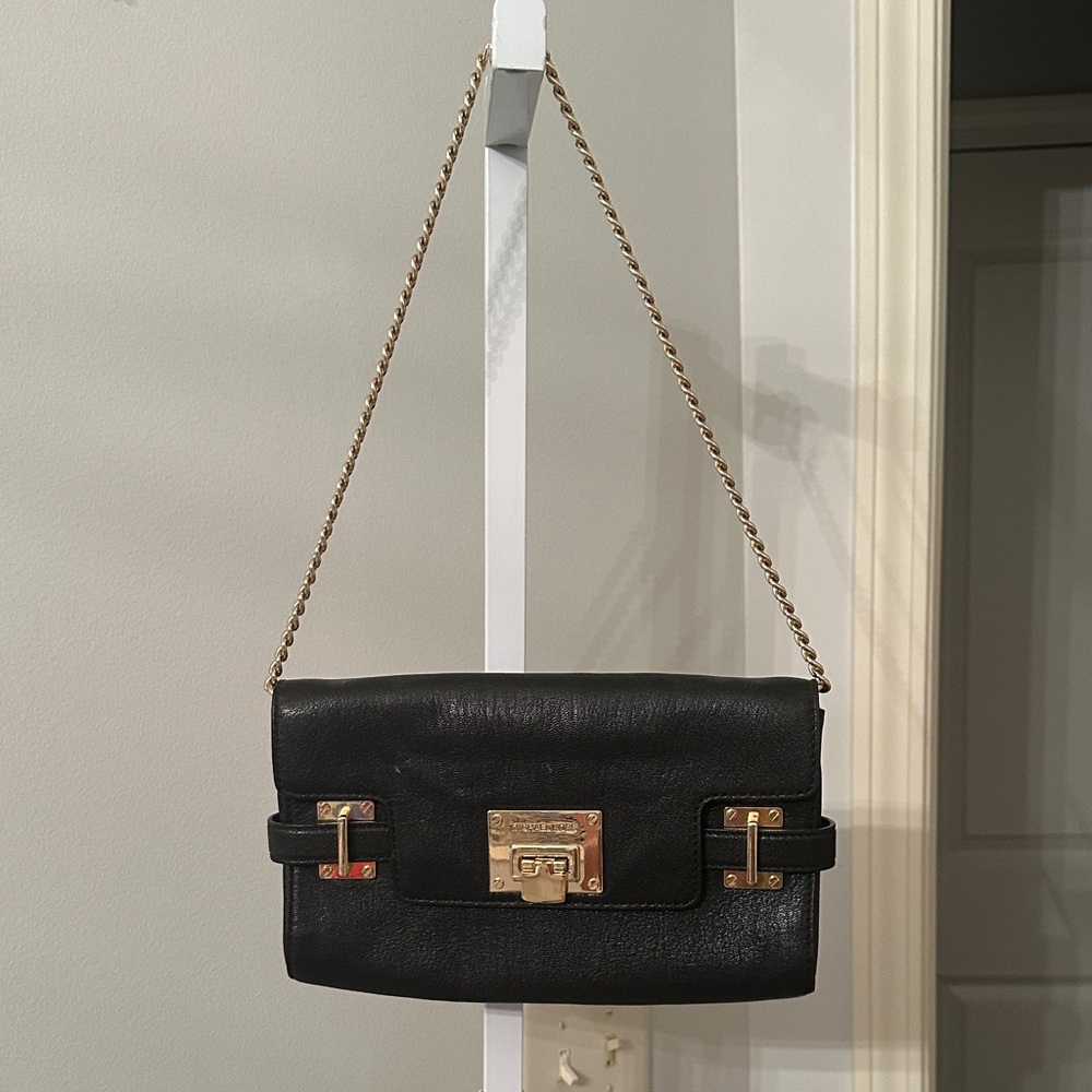 Michael Kors Leather Chain Shoulder Bag